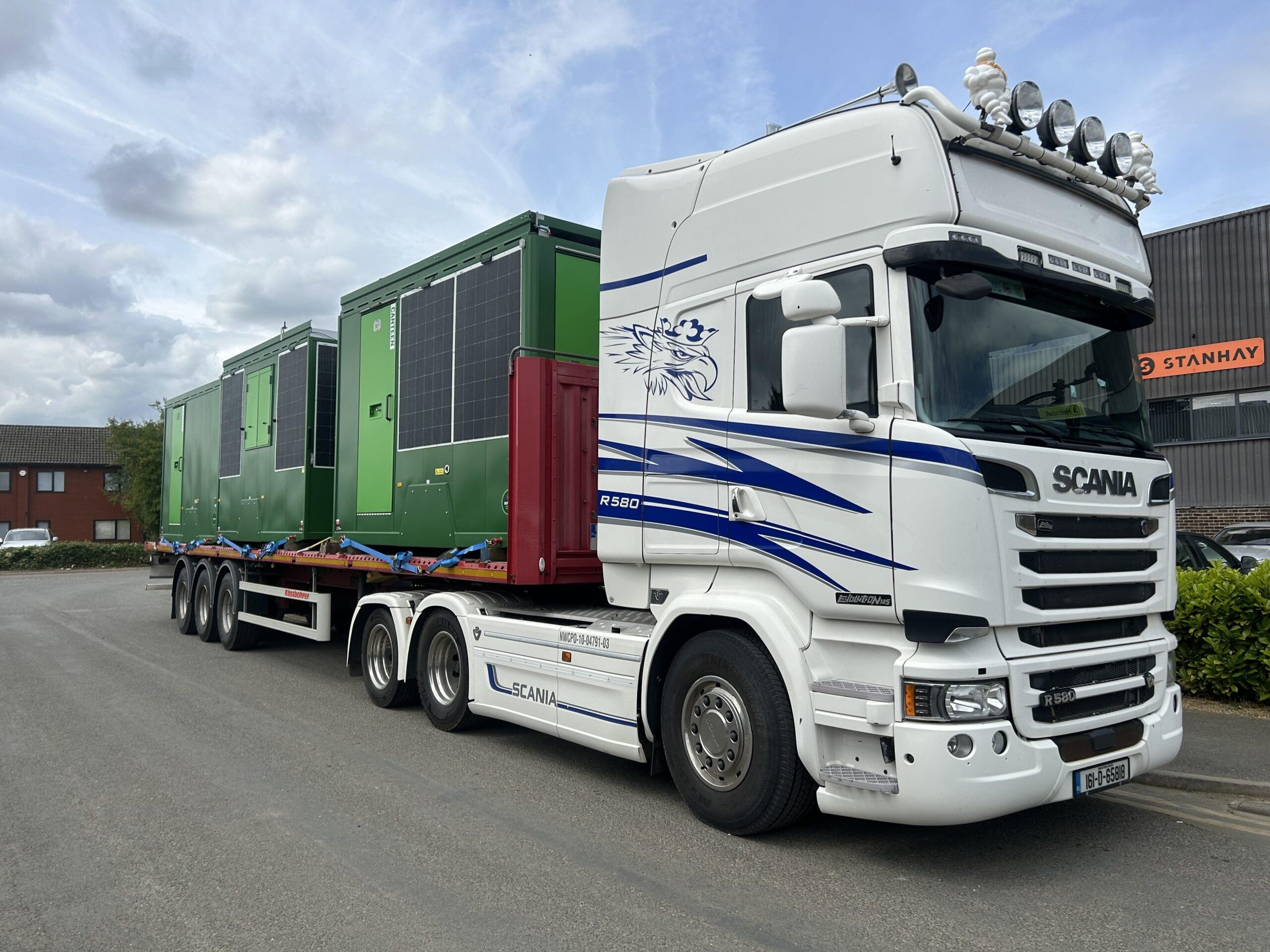 The First Solar Powered Welfare Units to Ireland