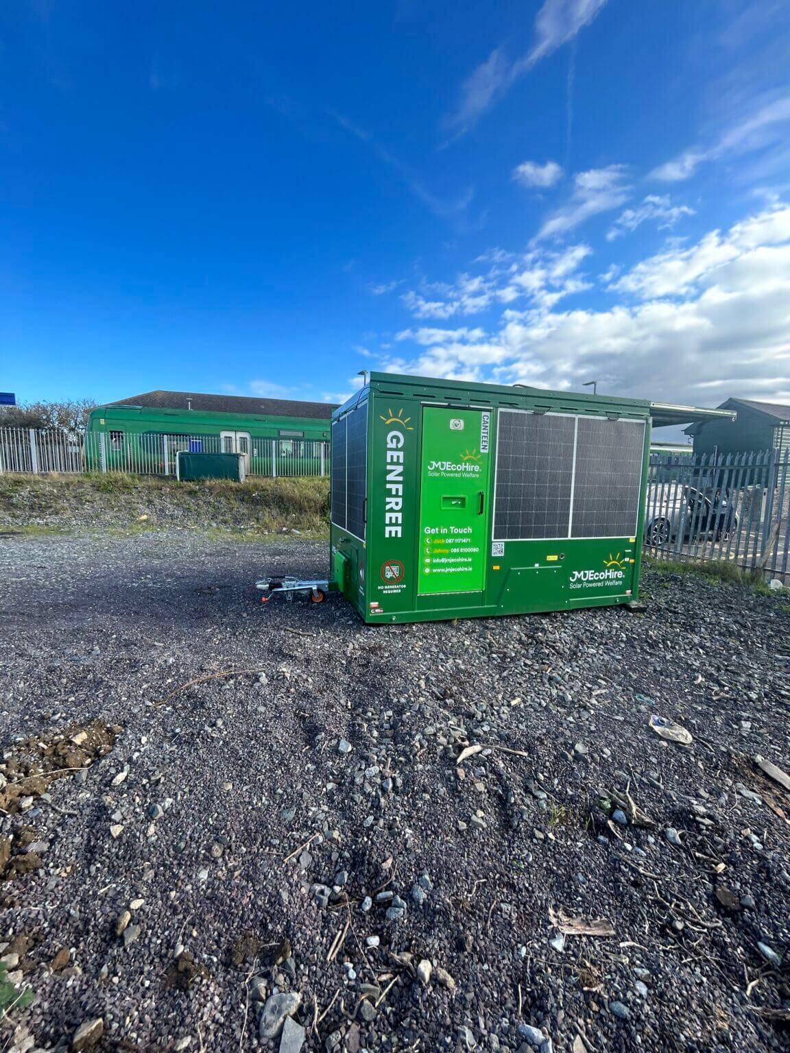 Delivery of Solar Powered Welfare Units in September and October